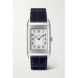Jaeger-LeCoultre - Reverso Classic Small 35.8mm X 21mm Stainless Steel And Alligator Watch - Silver