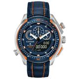 Citizen Men's Eco-Drive Promaster SST Blue Leather Strap Watch - JW0139-05L