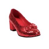 Women's Shoes Red Sequined