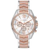 Whitney Chronograph Two-tone Stainless Steel Watch - White - Michael Kors Watches