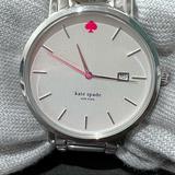 Kate Spade Accessories | Kate Spade Silver Tone Gramercy Watch, 38mm | Color: Silver | Size: Approx 7-7.25