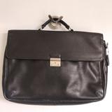 Coach Bags | Authentic Vintage Coach Black Leather Briefcase Style No# G1s-5307 | Color: Black | Size: Os