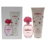 Cabotine Rose by Parfums Gres for Women - 2 Pc Gift Set 3.4oz EDT Spray, 6.76oz Perfumed Body Lotion