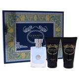 Versace Pour Homme by Versace for Men - 3 Pc Gift Set 1.7oz EDT Spray, 1.7oz Hair and Body Shampoo,