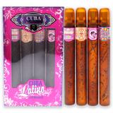 Cuba Latino Collection by Cuba for Women - 4 Pc Gift Set