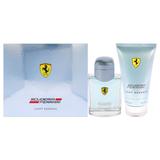 Ferrari Light Essence by Ferrari for Men - 2 Pc Gift Set 2.5oz EDT Spray, 5.0oz Hair and Body Wash