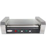 Hakka Food Processing 7 Hot Dog Roller Grill Stainless Steel in Gray, Size 9.5 H x 16.0 D in | Wayfair HB-ET-R2-7