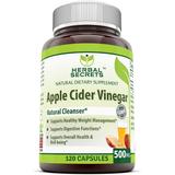 Amazing Nutrition, Herbal Secrets Apple Cider Vinegar 500 mg, 120 Capsules