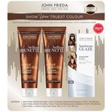 "John Frieda, Brilliant Brunette Variety Pack (Shampoo, Conditioner & Clear Shine Gloss), 3 Pack"