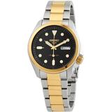 5sports Automatic Black Dial Two-tone Watch