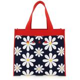 Daisy Jacquard Canvas Shopping Bag