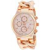 Lev Multi-function Rose Dial Watch