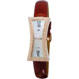 Quartz Crystal White Mother Od Pearl Dial Watch -lrgbn