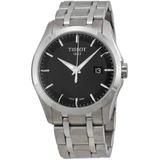 Couturier Black Dial Stainless Steel Watch T0354101105100