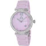 Bijoux Pink Mother Of Pearl Dial Watch