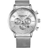 Monaco Chronograph Quartz Silver Dial Watch