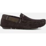 Barbour Monty Brown Suede Slippers
