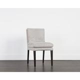 Corrigan Studio® KANSAS DINING CHAIR - BELFAST Gray Upholstered/Fabric in Brown, Size 36.0 H x 20.0 W x 25.0 D in | Wayfair