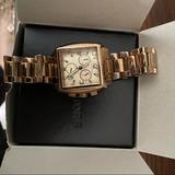Michael Kors Accessories | Michael Kors Square Rose Gold Watch | Color: Gold/Silver | Size: Os