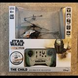 Disney Toys | Disney Star Wars The Mandalorian Rc Helicopter | Color: Orange/White | Size: Box