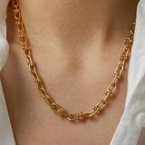 Anthropologie Jewelry | Gold Chain Choker Necklace | Color: Gold | Size: Os