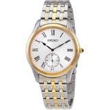 Quartz White Dial Two-tone Watch - Metallic - Seiko Watches