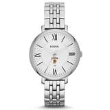 "Women's Fossil Silver Lehigh Mountain Hawks Jacqueline Stainless Steel Watch"