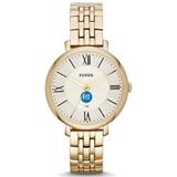 "Women's Fossil Gold SUNY Fashion Institute of Technology Tigers Jacqueline Stainless Steel Watch"