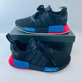 Adidas Shoes | Adidas Originals Nmd R1 Core Black Lush Red Boost Running Shoes Size 5 | Color: Black | Size: 5b