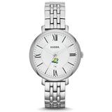Women's Fossil Silver Northern Michigan Wildcats Jacqueline Stainless Steel Watch