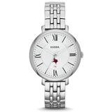 Women's Fossil Silver St John Fisher Cardinals Jacqueline Stainless Steel Watch