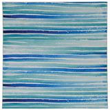 Washable Janna Ivory/Blue Rug by Linon Home Décor in Unknown