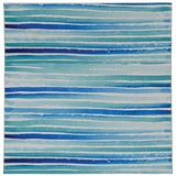 Washable Janna Ivory/Blue Rug by Linon Home Décor in Unknown