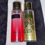 Victoria's Secret Bath & Body | 2x Victoria Secret Discontinued Fragrance Mist New Gold Angel & Romantic 8.4oz | Color: Gold/Pink | Size: Os