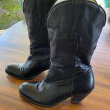 Jessica Simpson Shoes | Jessica Simpson Black Cowboy Boots Size 6 | Color: Black | Size: 6