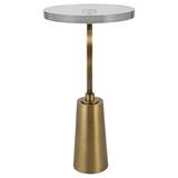 Everly Quinn Ringlet Accent Table Glass in Yellow, Size 24.0 H x 12.5 W x 12.5 D in | Wayfair 7203CA2F4A9D4B8AA69C60A499E52A9D