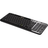 Logitech - K360 Full-size Wireless Scissor Keyboard - Black