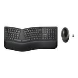 Kensington Pro Fit Ergo Wireless Keyboard and Mouse - keyboard and mouse set - US - gray