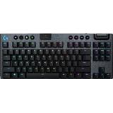 Logitech - G915 LIGHTSPEED TKL Wireless Mechanical GL Linear Switch Gaming Keyboard with RBG Backlighting - Black