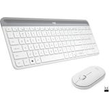 Logitech - MK470 Full-size Wireless Scissor Keyboard and Mouse Bundle with Plug and Play - Off-White