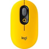 Logitech - POP Mouse Bluetooth Silent Scroll Mouse with Customizable Emojis - Blast Yellow
