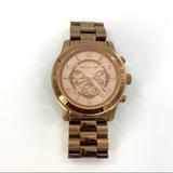 Michael Kors Accessories | Michael Kors Rose Gold Bronze Runway Watch | Color: Gold | Size: Os