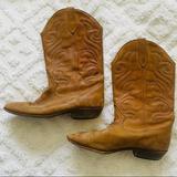 Nine West Shoes | Leather Cowboy Boots Size 8 | Color: Brown/Tan | Size: 8