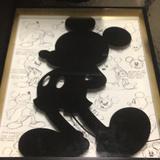 Disney Art | Disney Mickey Mouse 3d Effect Wall Picture | Color: Black/White | Size: Os