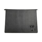 "Black Texas Tech Red Raiders Debossed Faux Leather Laptop Case"