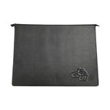 Black Gonzaga Bulldogs Debossed Faux Leather Laptop Case