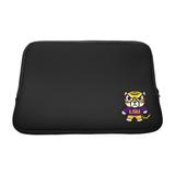 Black LSU Tigers Soft Sleeve Laptop Case