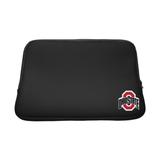 Black Ohio State Buckeyes Logo Soft Sleeve Laptop Case