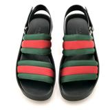 Gucci Shoes | Gucci Nylon And Leather Men Sandals | Color: Black | Size: Various