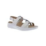 Women's Serenity Sandal by Drew in White Blue Combo (Size 9 M)